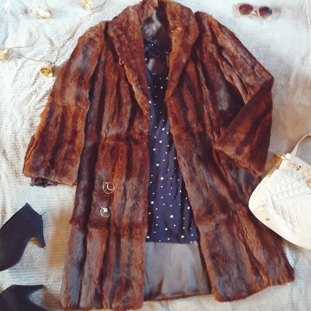 ♦️SOLD♦️Rare Vintage Mink Fur Coat♡
